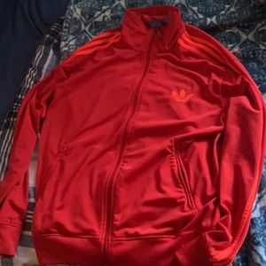 Adidas red jacket